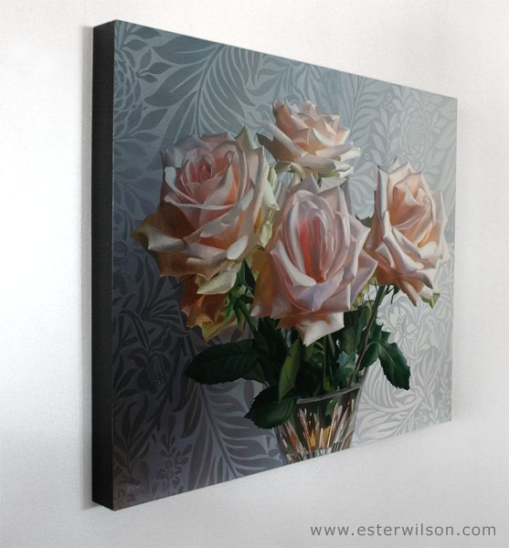 Fresh Roses Oil Painting