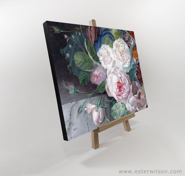 Marble Garden Oil Painting
