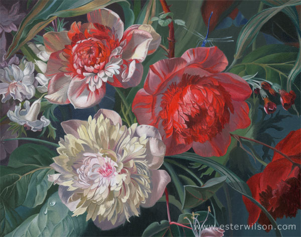 Dutch Garden Oil Painting