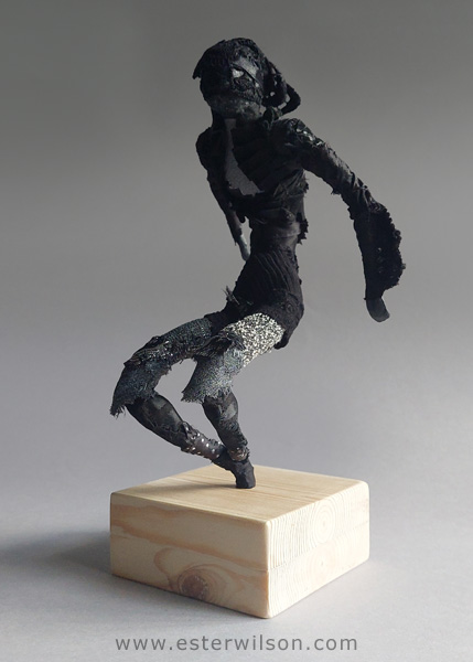 Night Flight sculpture detail