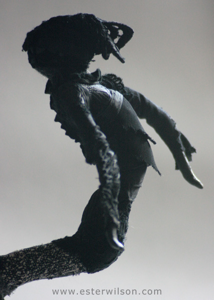 Night Flight sculpture detail