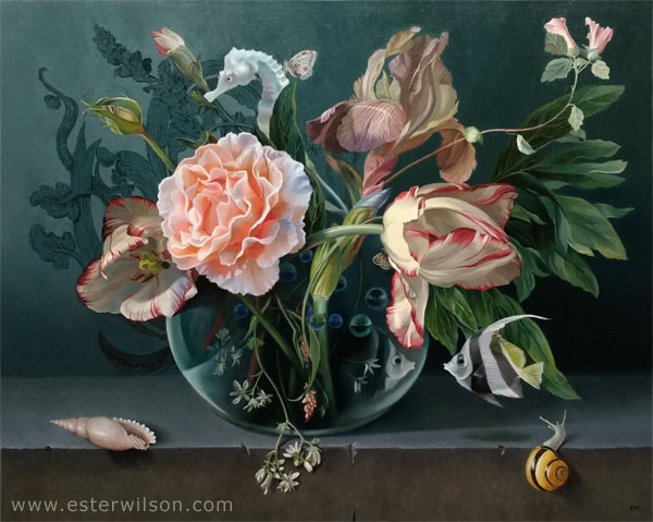 Submerged Oil Painting