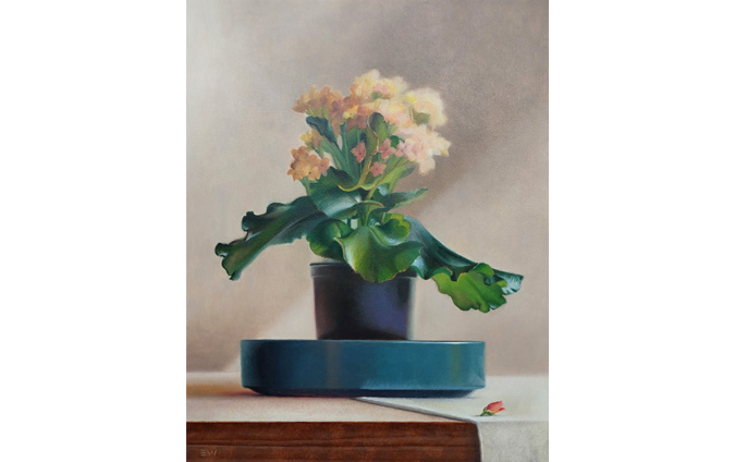 Island Flowers Still Life Oil Painting