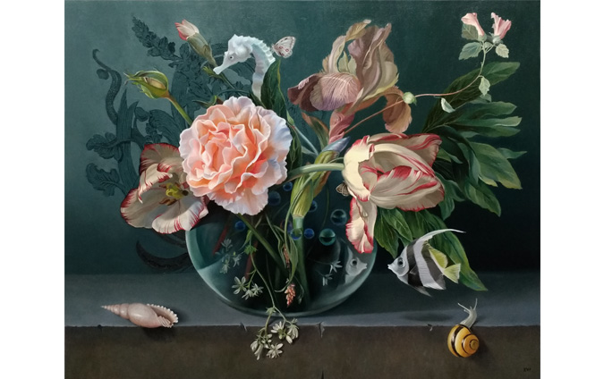 Submerged Oil Painting