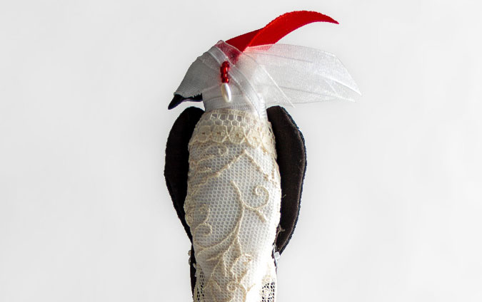 woodpecker sculpture